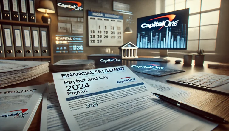 capital one bank settlement 2024 payout date