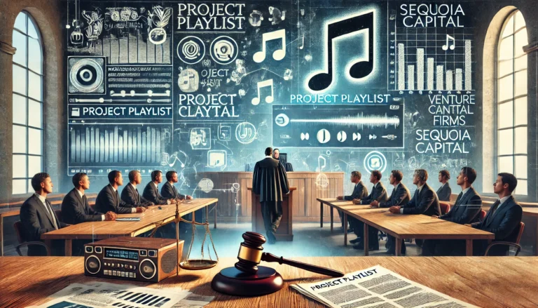 music industry lawsuit sequoia project playlist